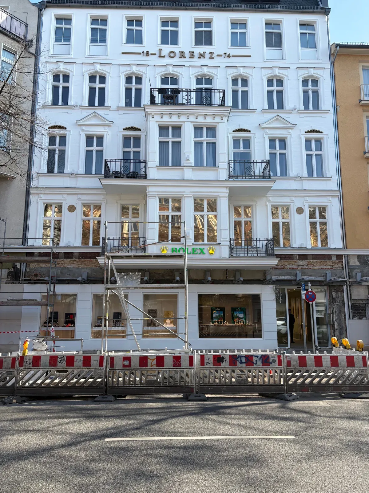 Historische Geschäftsfassade als Referenzprojekt